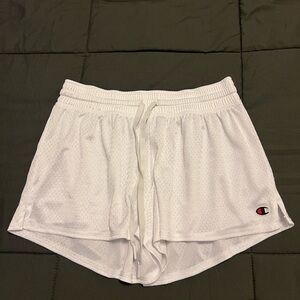 Champion Women's Athletic Shorts in White